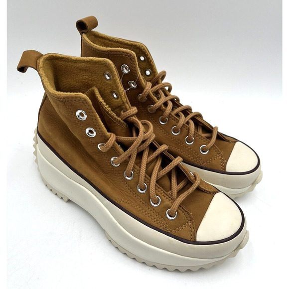 NWD Converse CUSTOM RUN STAR HIKE PLATFORM Unisex Casual Shoe Wheat Size 6.5M 8W - Picture 1 of 10